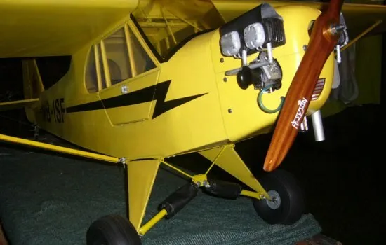 RC plane Piper J3 Cub 1/4 scale Cockpit Kit
