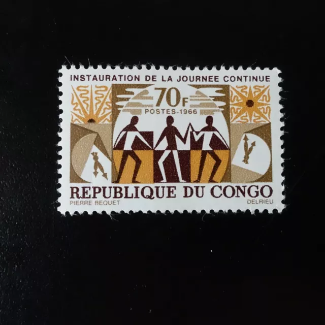 Kongo N°186 Instauration De La Journée Weiter neuer Stempel Luxus MNH