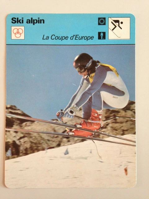 Carte Editions Rencontre 1978 - Ski Alpin Perrine Pelen