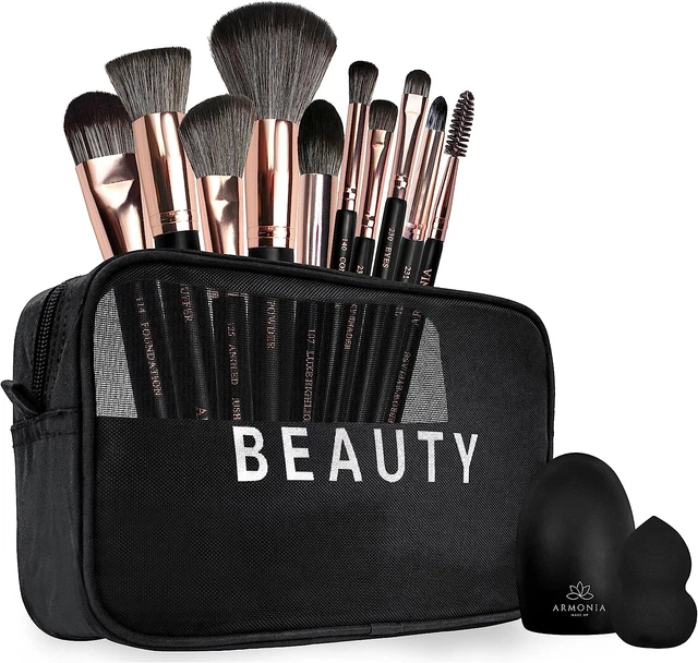 - NEW MODEL 2022, Pennelli Make Up, Set Pennelli Professionali, Lava Pennelli Tr
