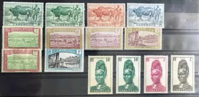 Kamerun kleines Lot ungebraucht (mit Falz/spuren) 7