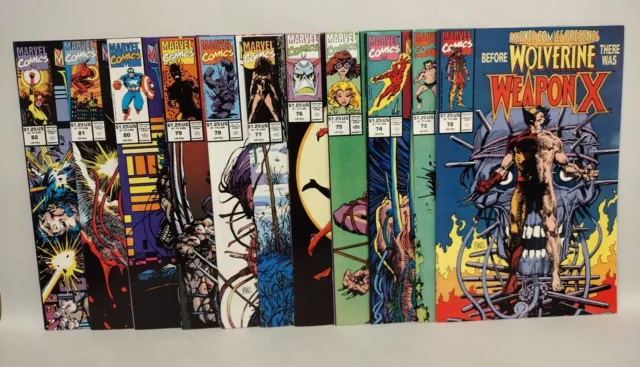 Marvel Comics Presents (1991) 72-84 Complete Wolverine Weapon X Pt 1-13 BWS VFNM