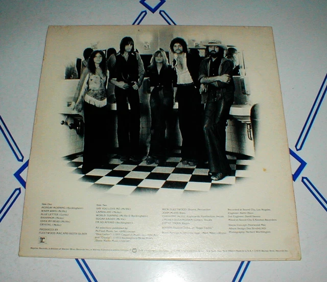 FLEETWOOD MAC 1975 ALBUM éponyme avec insert lyrique Landslide