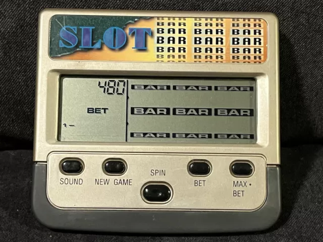 Deluxe Slot Handheld Electronic Game - Radio Shack 60-2669 - Tested & Works