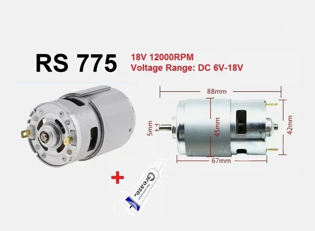 Motore Elettrico DC 1-6V 130 Micro | Ad Alta Velocità Per Giocattoli E Modellismo Fai Da Te