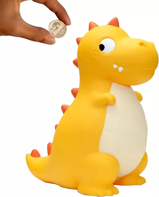 Mikytoper Dinosaur Piggy Bank for Kids,Large Dino Money Box for Boys and Girl...