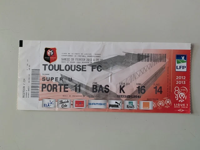 FOOT TICKET FRANCE / PARAGUAY 31 MAI 2008