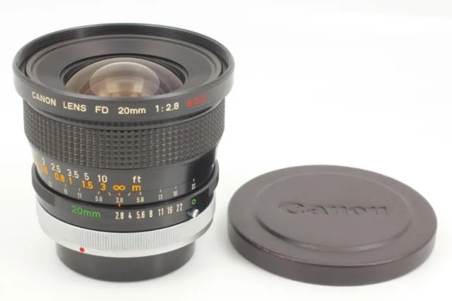 CLA'd 【 "O" Almost MINT】 Canon FD 20mm f/2.8 S.S.C. SSC Wide MF Lens JAPAN... 2