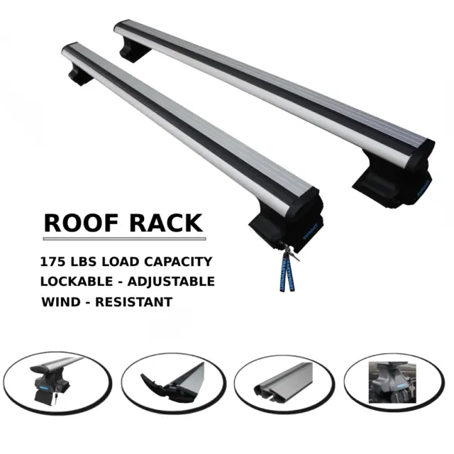 Roof Rack Cross Bars For Nissan Cube 1998-2014 Carrier Rail Aluminum
