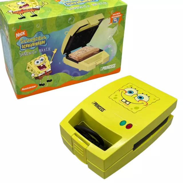 Princess Spongebob Schwammkopf Sandwichmaker Sandwichtoaster NEU OVP