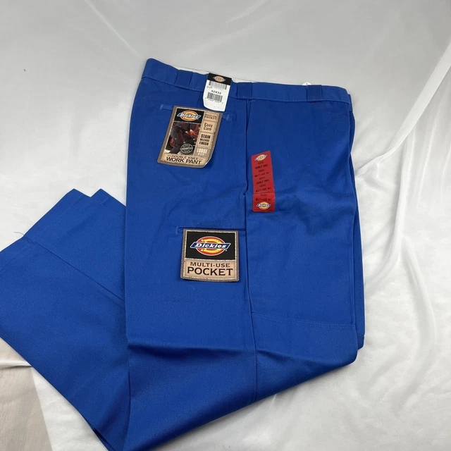 Dickies Double Knee Loose Fit Work Pants. Blue. Size 42x32 New With Tags