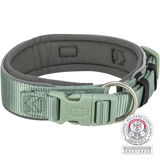 Trixie Softline Elegance Hundehalsband Extra Breit – Stufenlos Verstellbar & Weich Gepolstert