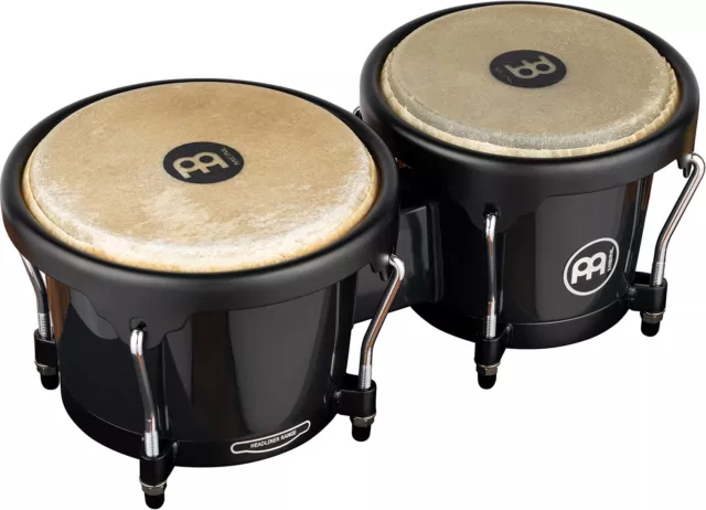 Meinl Percussion Bongos Hand Drum Set 6.5" and 7.5" with Synthetic Shells and...