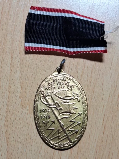 Orig. German war merrit Kyffhäuser medaille 1914 1918 incl. ribbon - GREAT