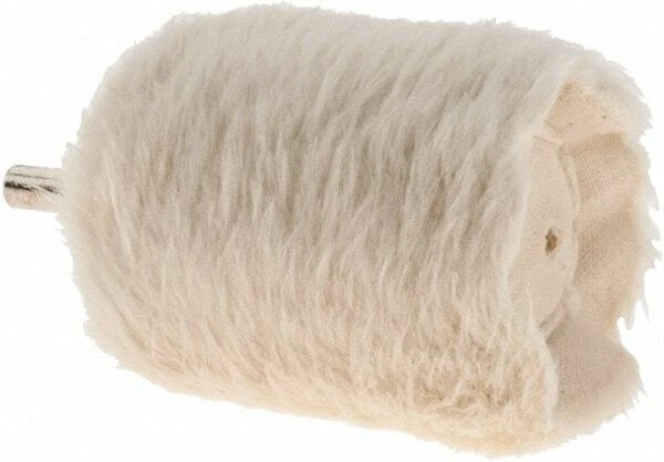 Mounted Medium Cotton Square End Bob, 2" Bob Diam, 1/4" Shank