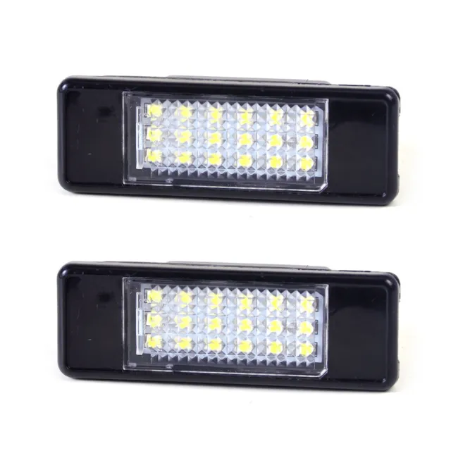 2x License Plate Light Lamp 18 LED for Peugeot 207 308 406 407 Citroen C2 C3 Nm