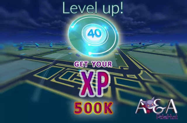 °° Pokemon Go°° 500.000 XP + Keep any Shiny + Stardust + Egghatch + FREE GIFT!!