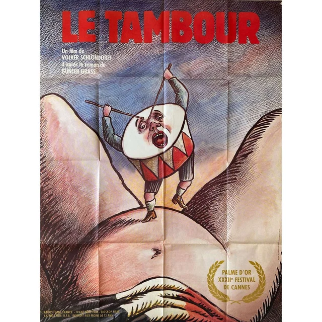 LE TAMBOUR Affiche de film  - 120x160 cm. - 1979 - David Bennent, Volker Schlönd