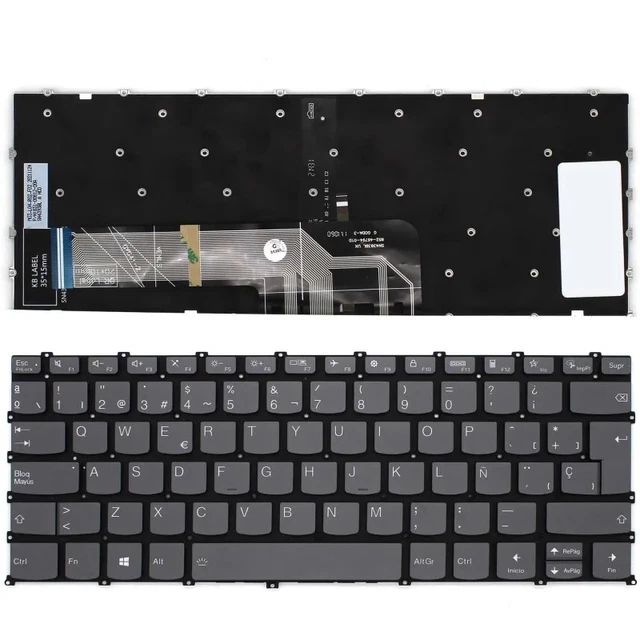 Clavier AZERTY Français Pour Lenovo Ideapad PM5NR-FR - Réf. 9Z.NCRSN.10F, Neuf, Fabriqué En France