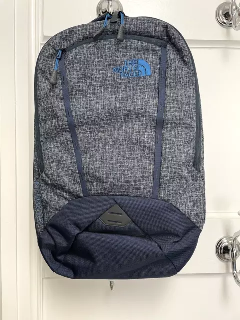 The North Face Microbyte Backpack in Navy / Light Gray Pattern NWOT