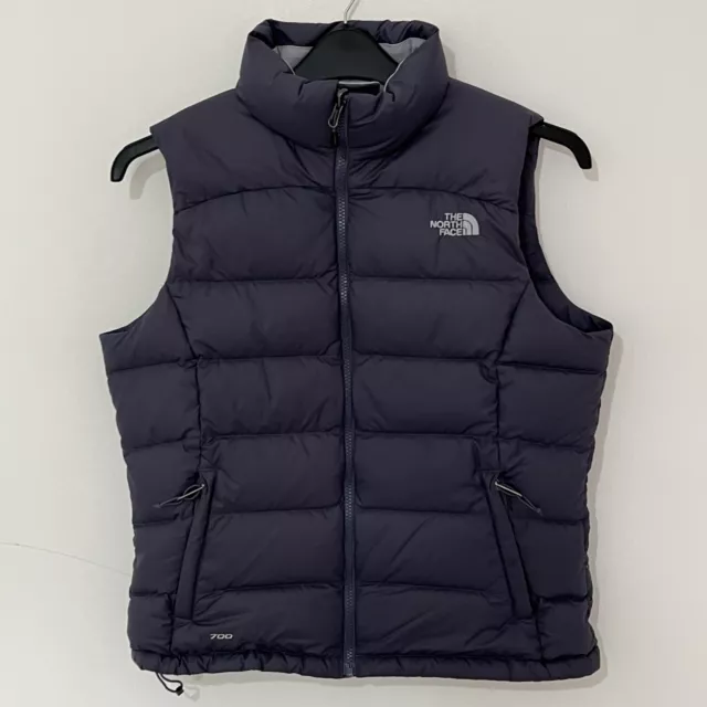 The North Face Gilet Womens Small Medium Nuptse 700 Down Body Warmer Ladies