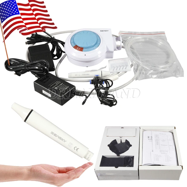Dental Ultrasonic Electric Scaler Handpiece 5 Tips Fit EMS Teeth Cleaner YS#SALE
