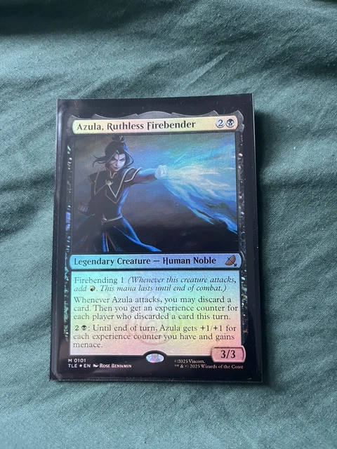 MTG AZULA, RUTHLESS Firebender Avatar: The Last Airbender: Eternal Foil ...