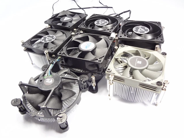 1Ventilateur Bleu-Couleur fixe-Ventilateur silencieux pour Intel LGA