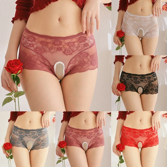 String Femme Dentelle Sexy Comeondear - Grande Taille Avec Doublure Coton - Nylon/élasthanne