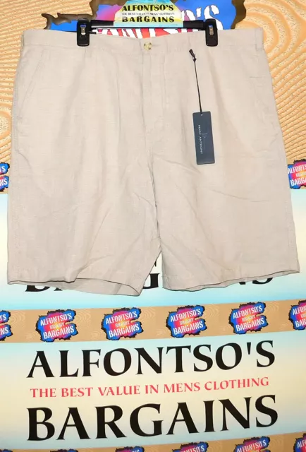 Mens Marc Anthony Shorts Flat Front Slim Fit $24.99 Free Shipping