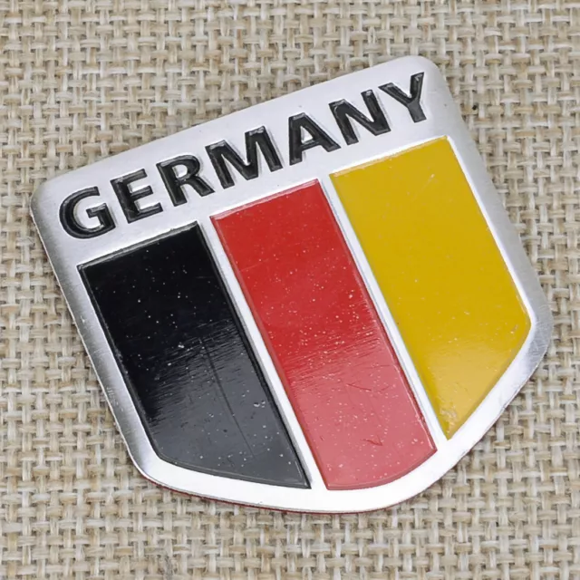 3D Germany German Flag Car Emblem Badge Decal Sticker Fit For Audi Mercedes Benz