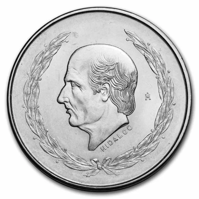 1952 Mexico Silver 5 Pesos Hidalgo BU - SKU#234382