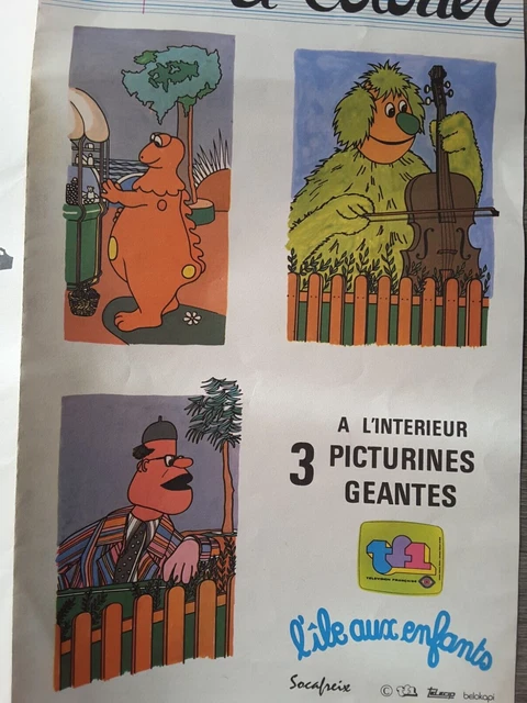 L'ile aux enfants - quatre aventures de Casimir livre disque 25cms TF1