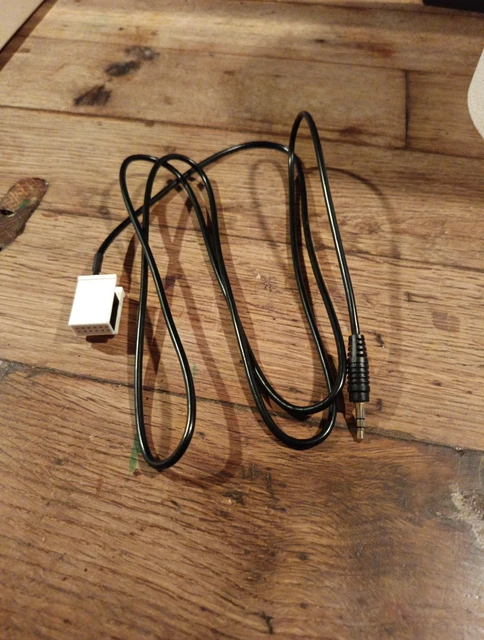 Câble Auxiliaire Adaptateur MP3 Pour Autoradio Mercedes Classe GL X164 - Longueur 1,5m, Noir - Neuf D'origine