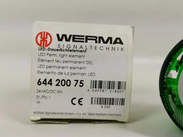 Werma Tecnica-Segnale LED 644.200.75 644 200 75 - Elemento Luminoso Fisso New 2