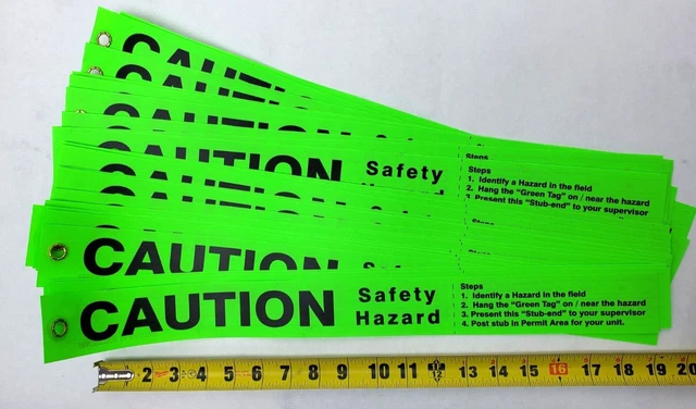 25 PACK &CAUTION SAFETY HAZARD