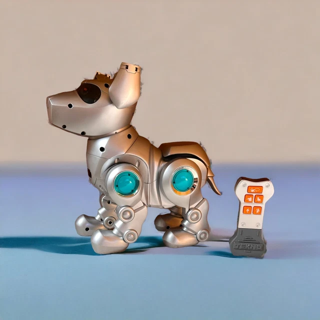 VINTAGE TEKNO THE Robotic Puppy Dog NIB Circa 2000 New Batteries