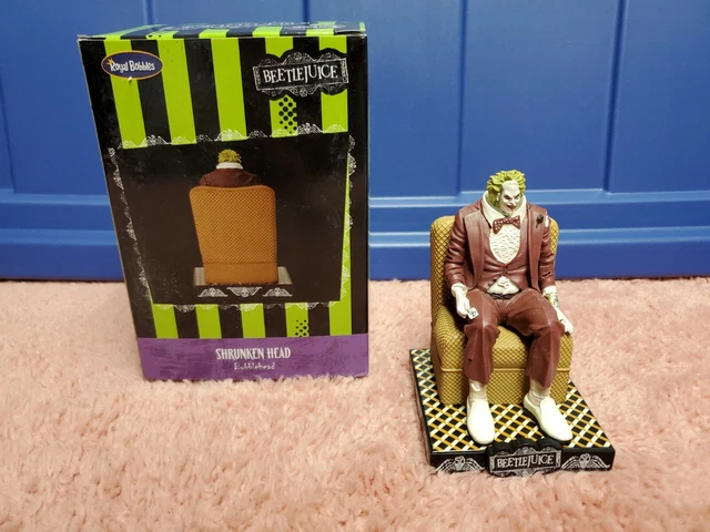 Royal Bobbles Beetlejuice Shrunken Head Bobblehead Hot Topic Exclusive Bobble 8