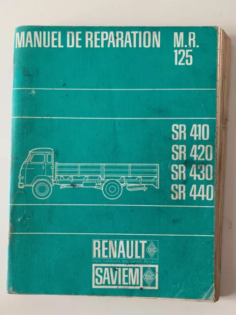 Manuel De Reparation M.r. 125 Renault Saviem