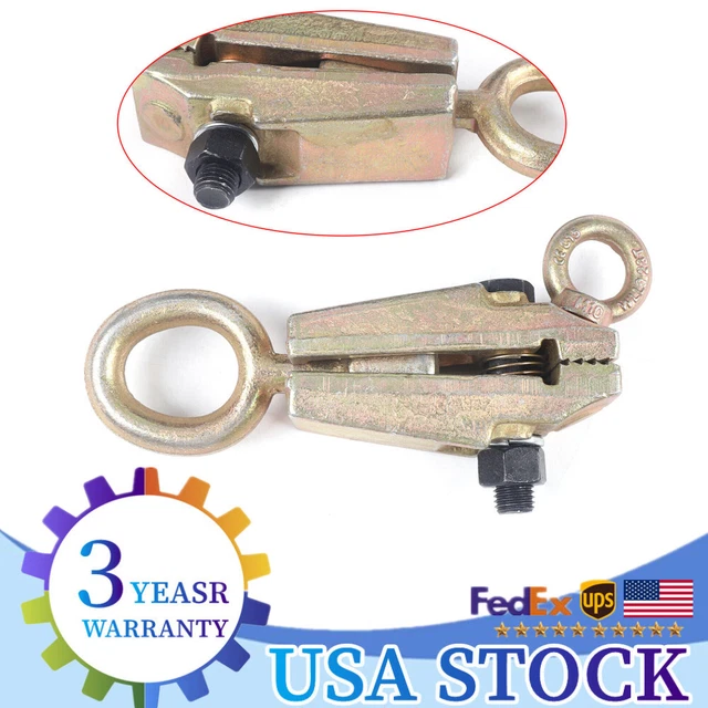 INF 3 Ton Self-Tightening Frame Pull Clamp – 2 Way Body Shop Repair Tool – Chains Clamps & Hooks