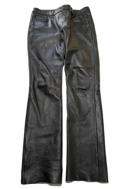 FIRST CLASSICS Genuine Leather Motorcycle Pants Womens Sz 8 G8