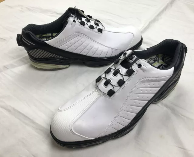 FOOTJOY SPORT BOA Golf Shoes White Men's Size 11 FJ Soft Spikes 53238 ...