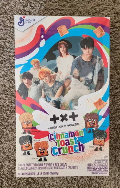 🔥🔥🔥TXT K-POP Cinnamon Toast Crunch Collectable Cereal w/photo Cards🔥🔥🔥