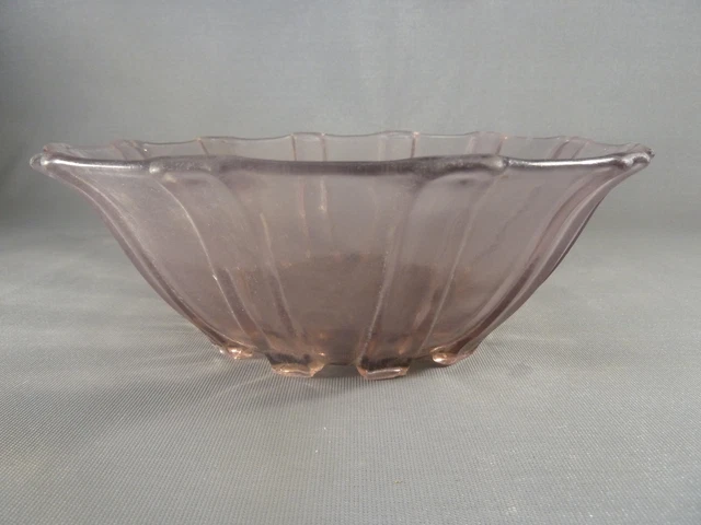 ANCIEN SALADIER EN Verre Mouler Dans Le Gout De Lalique Art Deco EUR 75