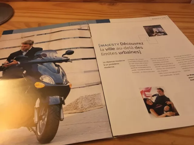 Yamaha scooter Majesty 125 moto prospectus brochure catalogue prospekt catalog 2