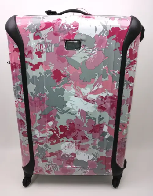 Tumi Vapor Extended Trip 4 Wheel 31" Packing Luggage Suitcase Berry Floral 98413
