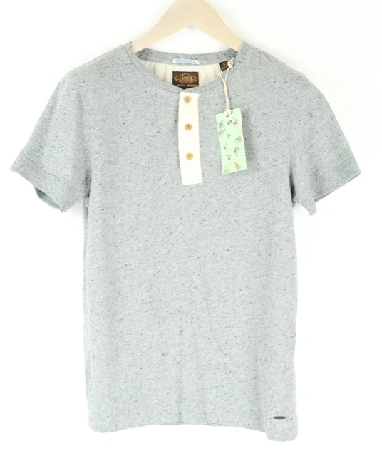 Scotch & Soda Ams Couture S Uomo T-Shirt Grigio Maniche Corte Misto Cotone