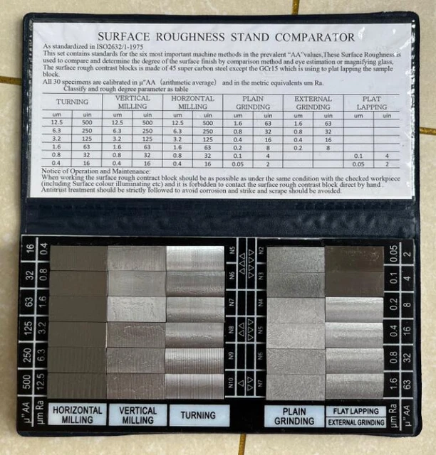Flexbar Surface Roughness Standards Comparator Compos vrogue.co