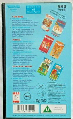 VINTAGE VHS CHILDREN�S CARTOON FAVOURITES Care Bears