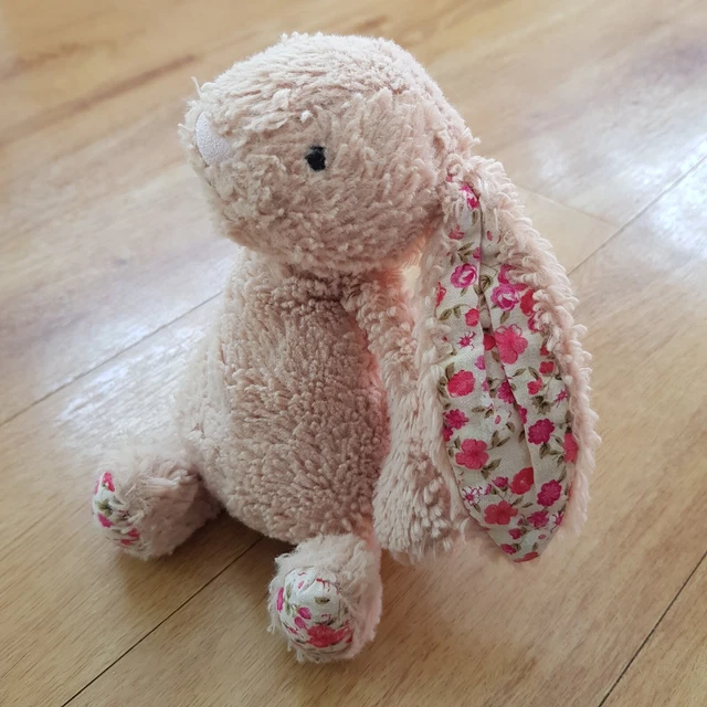 JELLYCAT SMALL BASHFUL Honey Blossom Bunny Rabbit Soft Toy plush Floral ...